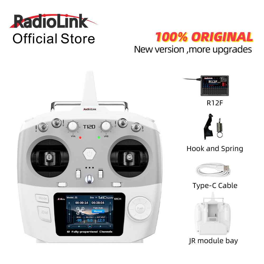 Moduł RadioLink T12D JR 12-kan – Drone Gimbal Controller recenzja i cena